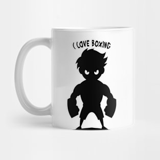 I Love A Boxing Anime Boxer Lovers Gift Mug